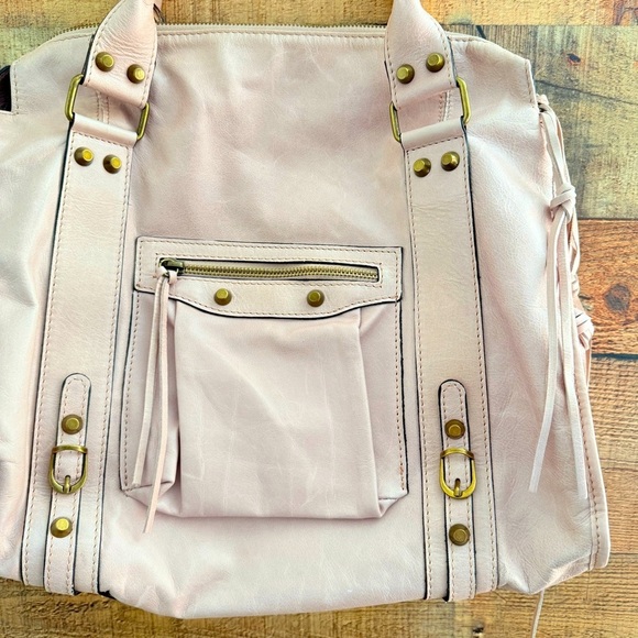 NWOT Vera Pelle Made in Italy Leather Motorcycle Style Bag - Picture 6 of 16